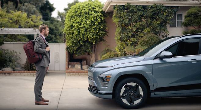 미국 코나EV TV광고 /사진=현대차