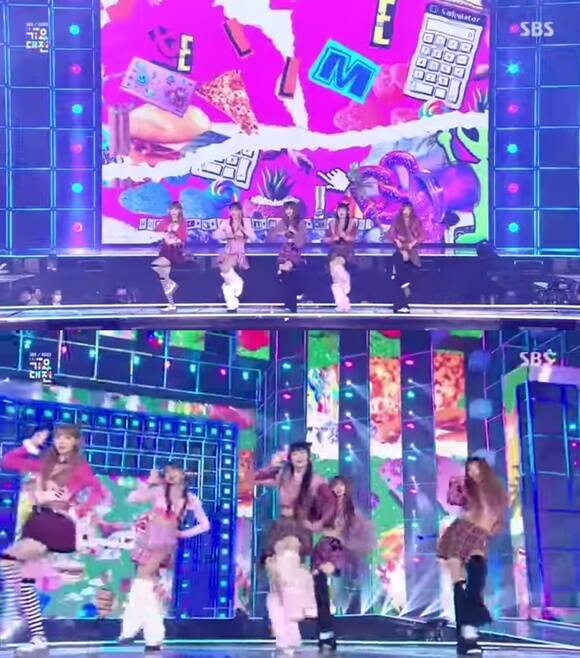 허밍어반스테레오의 '바나나 쉐이크'는 한 틱톡커가 스페드 업 버전을 배경음악으로 활용했던 것이 뉴진스가 2022년 SBS 가요대전에서 원더걸스 'Tell me' 무대를 한 것에 얹어져서 인기를 끌기 시작했다. 이에 '바나나 쉐이크' 스페드 업 버전 음원이 정식 발매됐다. /SBS 방송 캡처