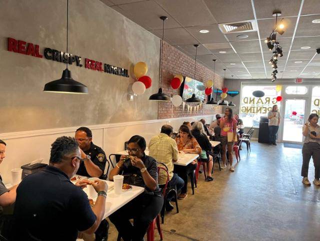 지난해 10월 미국 앨라버마주에 문을 연 BBQ 매장 모습. 제너시스BBQ 제공