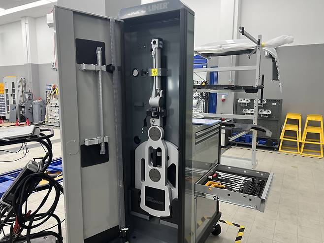 사고차 뒤틀림 각도 측정장치 CAR O LINER