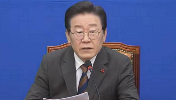 이재명 더불어민주당 대표. 〈사진=JTBC 유튜브 라이브 캡처〉