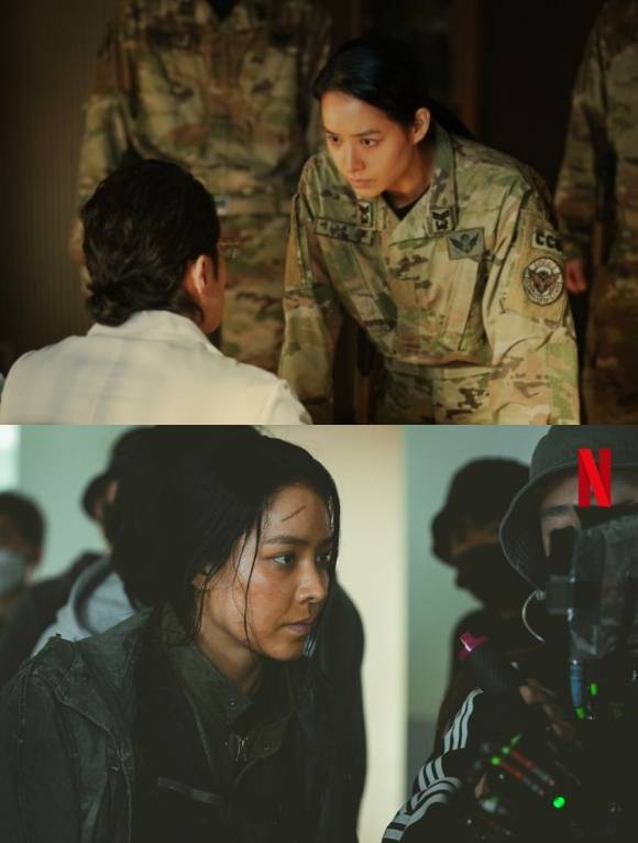 배우 안지혜가 넷플릭스 오리지널 영화 '황야'에서 화려한 액션을 보여주며 눈도장을 찍었다. /넷플릭스