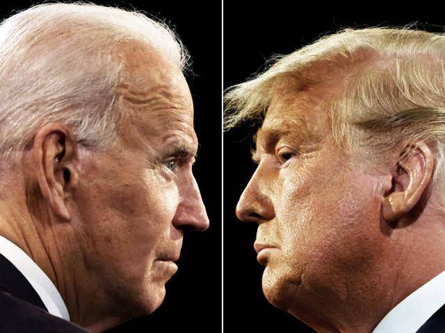 조 바이든(왼쪽 사진) 미국 대통령과 도널드 트럼프 전 미국 대통령. 연합뉴스