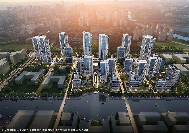 '송도자이풍경채 그라노블' 조감도(GS건설 제공).