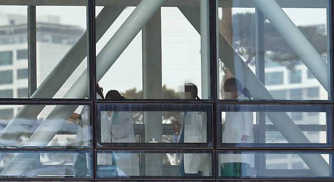 13일 서울의 한 대학병원 모습/사진=뉴시스