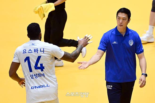 삼성화재 김상우 감독. KOVO 제공