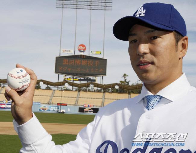 구로다는 LA 다저스에서 4년을 던졌다. 스포츠조선 DB