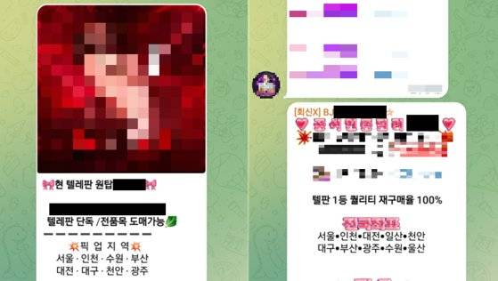 10분 사이 15개의 텔레그램 메시지가 올라오고 자극적인 표현을 하는 등 마약 판매 플랫폼 텔레그램 대화방에선 마약 판매 경쟁에 한창이었다. 텔레그램 캡처