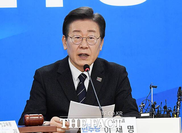 이 대표는 지난 23일 서울 여의도 중앙당사에서 열린 최고위원회의에서 당내에서 불거진 공천 결과 반발에 대해 "모든 분을 공천해 함께 가면 좋겠지만, 현실적으로 그렇게 할 수 없는 안타까운 상황"이라며 공천 결과 수용을 요청했다. /배정한 기자