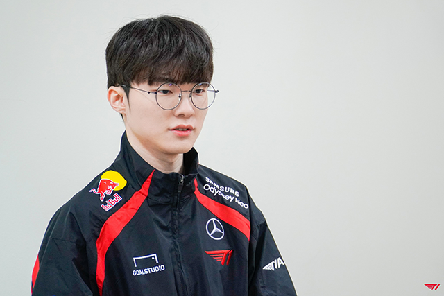 페이커. 사진=T1 공식 SNS