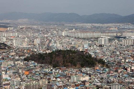 울산왜성이 있는 학성공원 모습. 사진 울산시
