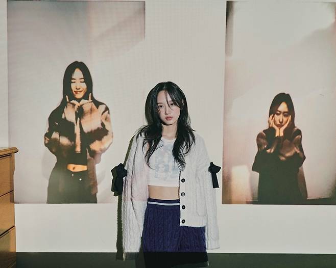 서리의 미니 2집 '페이크 해피'는 지난 21일 저녁 6시 발매됐다. 레이블사유 제공