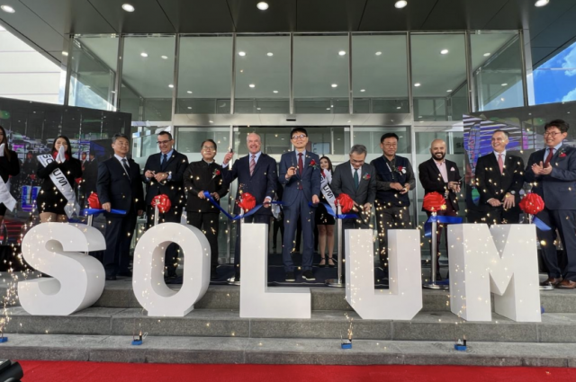 지난달 열린 솔루엠 멕시코 신공장 준공식. 사진제공=솔루엠
