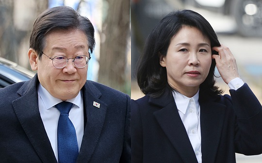 이재명 더불어민주당 대표와 배우자 김혜경 씨 (출처 뉴스1)