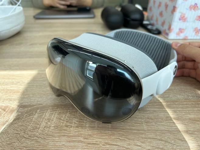 애플의 MR 헤드셋 '비전 프로'./김민국 기자