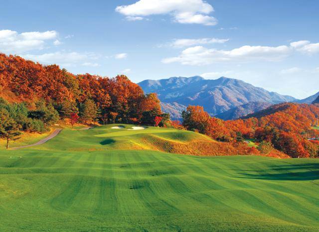 몽베르CC의 최고 하이라이트 계절은 가을이다. 몽베르CC 제공
