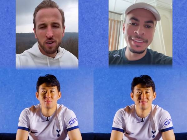 손흥민의 절친으로 유명했던 옛 동료들이 손흥민의 400경기 출장을 축하했다. 해리 케인, 델레 알리, 크리스티안 에릭센 등 토트넘 홋스퍼 시절 손흥민과 절친한 관계를 유지했던 선수들이 손흥민의 400경기 출전 달성을 축하하기 위해 영상을 보냈다. 손흥민은 흐뭇한 영상으로 동료들의 메시지를 지켜봤다. 사진 토트넘 홋스퍼