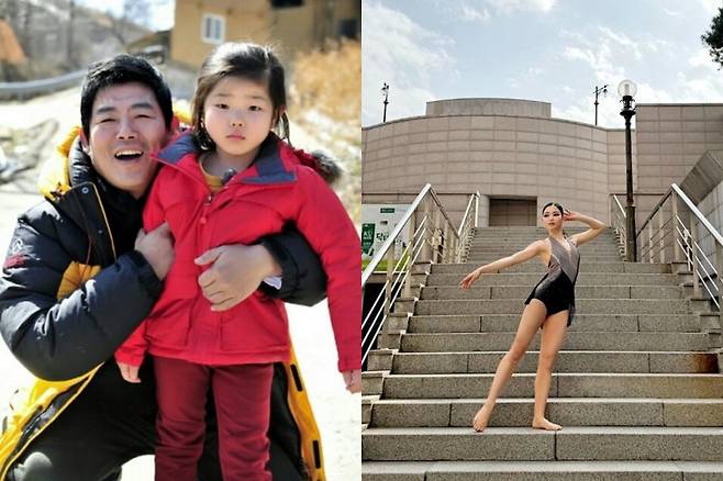 ▲ 성동일(왼쪽), 성빈 '아빠 어디가' 시절과 성장한 성빈의 근황. 제공| MBC '아빠 어디가', 성동일 아내 박경혜 씨 인스타그램