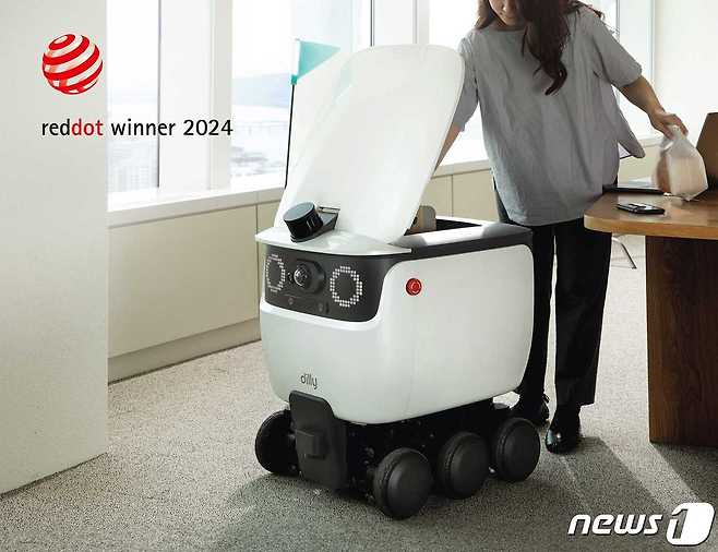 우아한형제들 배달의민족 배달로봇 딜리(우아한형제들 제공) 2024.4.12/뉴스1 ⓒ News1 김민석 기자