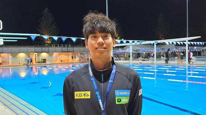 호주 대회 배영 200ｍ 우승을 차지한 이주호
