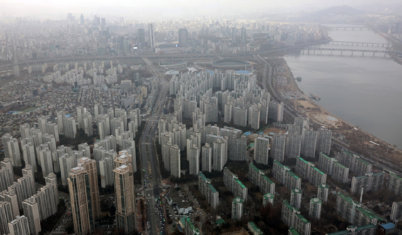 강남, 송파 등 동남권 지역 아파트 단지. [사진=뉴시스]