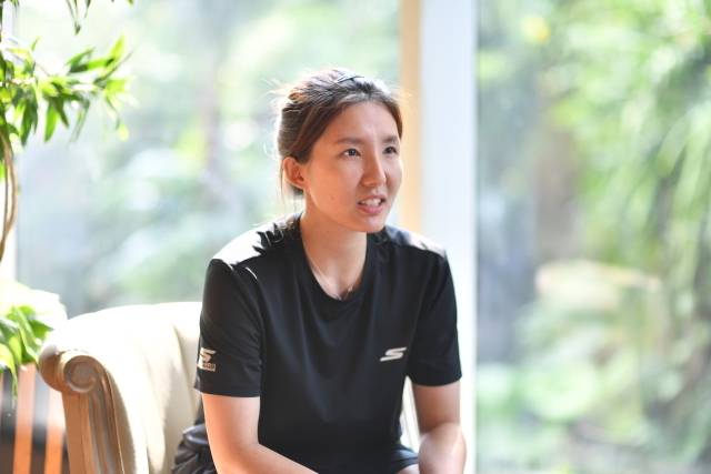 정관장 레드스파크스 노란./정관장 레드스파크스