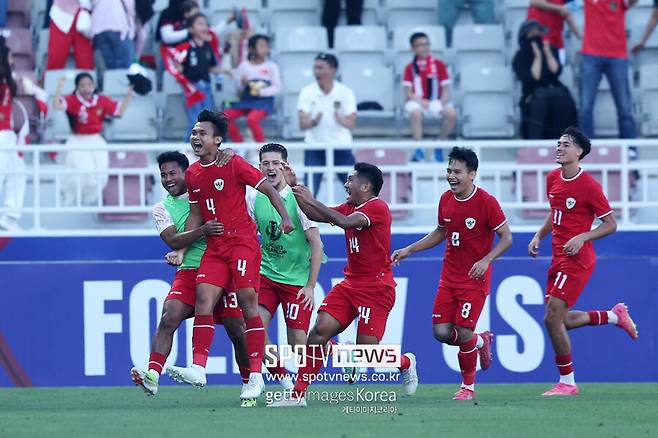 ▲ 인도네시아 23세 이하(U-23) 축구대표팀이 호주와의 아시아 축구연맹 U-23 챔피언십 2차전에서 1-0으로 승리했다. 신태용 감독의 여우 작전이 성공했다.