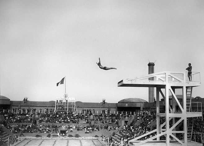 1924 파리 올림픽 수영 경기가 열린 조르주 발레리 수영장. 2024 파리 올림픽에서는 공식 훈련장으로 사용된다. 사진 출처: AFP