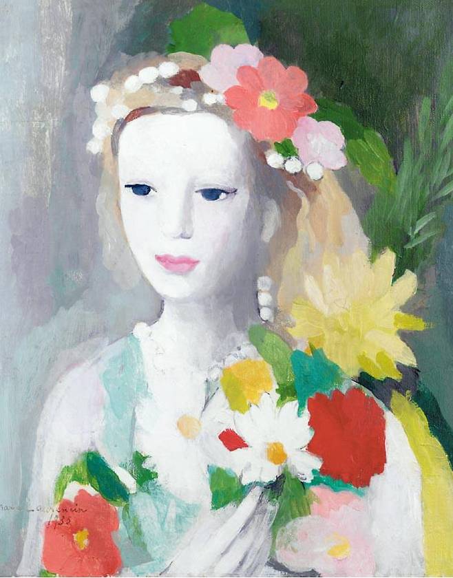 Jeune Fille à la Guirlande de Fleurs(1935).