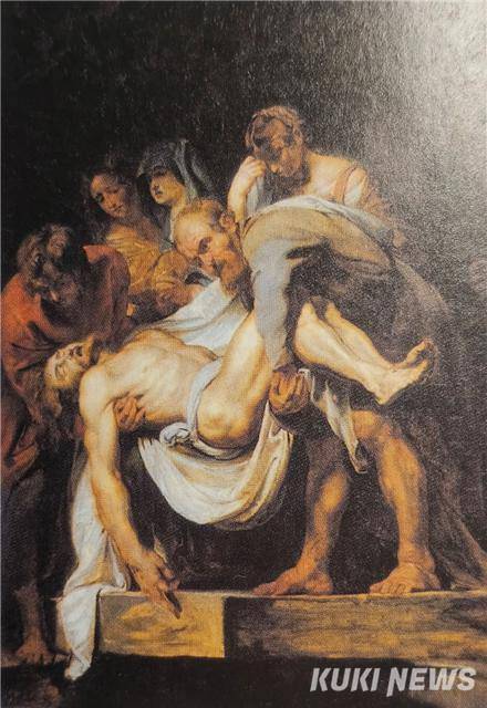 페테르 파울 루벤스, '매장', 1613~15, 나무에 유채, 88.3x65.4cm, 캐나다 국립미술관.