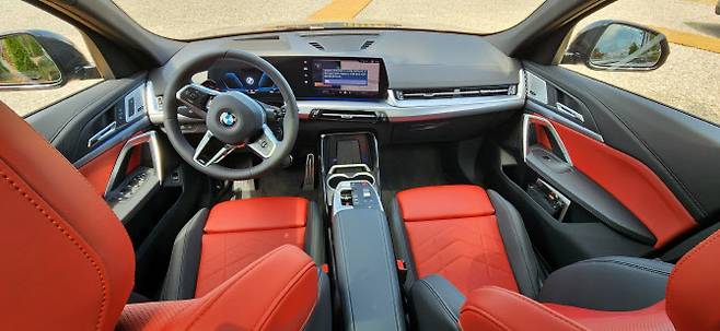 BMW ‘뉴 X2’ 실내. (사진=이데일리 이다원 기자)