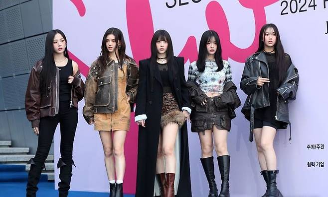 서울패션위크 참석한 뉴진스. /뉴스1