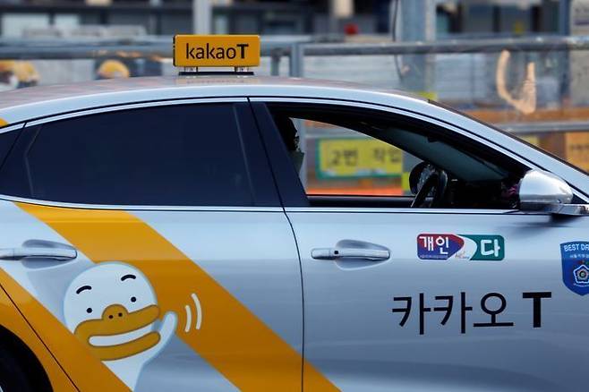 서울에서 운행 중인 카카오T 택시 모습. ⓒ뉴시스