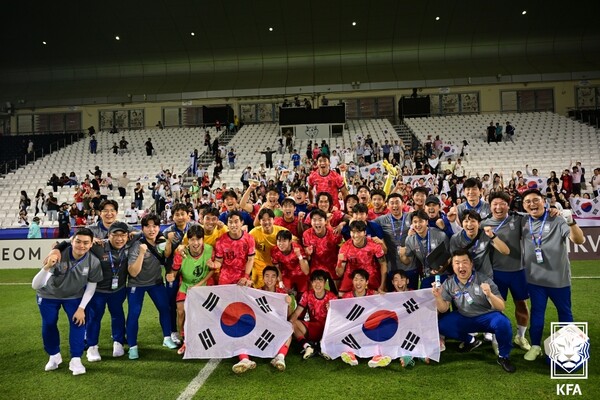 사진=대한축구협회. 10회 연속 올림픽 본선 진출에 도전하는 한국