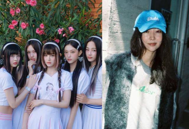 그룹 뉴진스(왼쪽)과 소속사 어도어의 민희진 대표. 어도어 제공