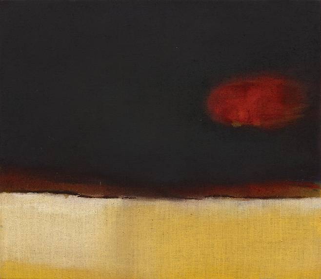 레이코 이케무라 ‘Horizon’(2016), Tempera on Canvas, 100 x 120 cm 헤레디움 제공