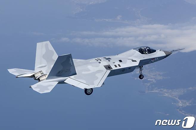 한국형 전투기 KF-21 '보라매'. (방위사업청 제공) 2023.5.16/뉴스1 ⓒ News1 신웅수 기자