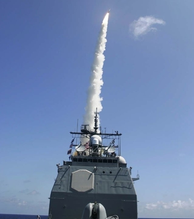 이지스함에서 발사되는 미국 해군의 SM-3 요격미사일 [사진 = 연합뉴스]