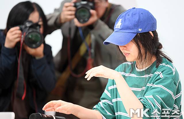 또 다른 관점은 하이브를 향한 민희진 대표의 ‘내부고발’이었다. / 사진 = 천정환 기자