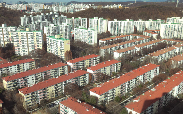 서울 양천구 목동 일대 아파트 모습 [연합]