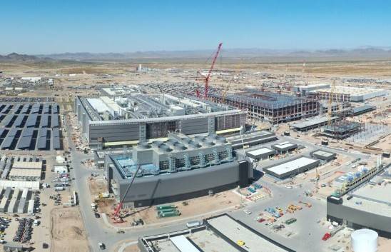 건설 중인 TSMC 미국 애리조나 공장 전경. (TSMC 제공)