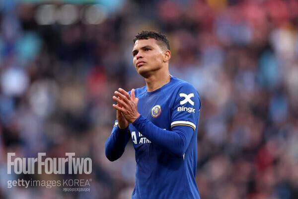 사진=게티이미지. 첼시의 베테랑 수비수 티아고 실바가 이번 시즌을 마친 뒤 팀을 떠난다.