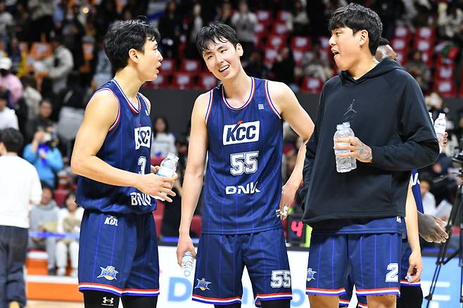 KCC 허웅, 송교창, 최준용. 사진 | KBL