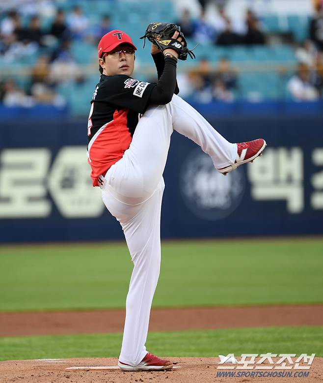 8일 대구 삼성라이온즈파크에서 열린 삼성 라이온즈와 KIA 타이거즈의 경기. KIA 양현종이 역투하고 있다. 대구=박재만 기자 pjm@sportschosun.com/2024.05.08/