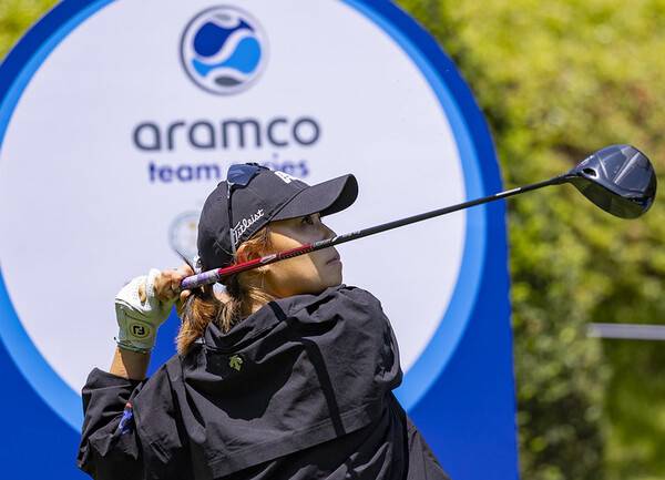 2024년 유럽여자프로골프투어(LET) 아람코 팀 시리즈-코리아 대회에 출전하는 다니엘 강. 사진제공=아람코 팀 시리즈