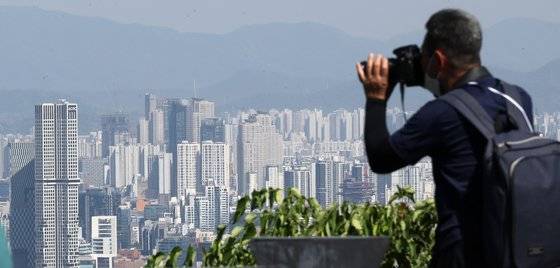 지난 2일 남산에서 바라본 서울 모습. 연합뉴스