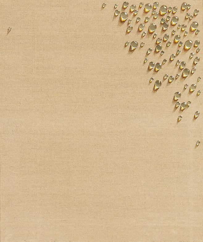 추정가 1억6000만~2억2000만원에 출품된 김창열, 물방울 PA81006 oil on hemp cloth, 55×45.5cm ,1980. *재판매 및 DB 금지
