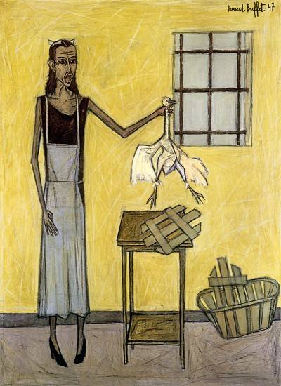 Femme au poulet(1947).