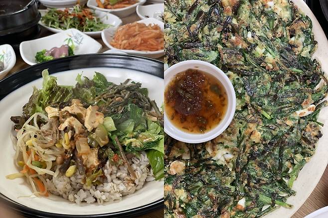 이름도 정겨운 얼룩배기보리밥의 인기메뉴. 박누리씨 제공