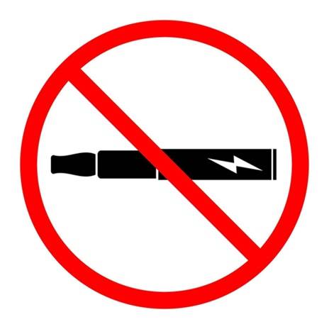 전자담배 금지표시 / 사진=아이클릭아트